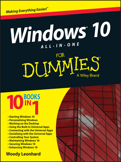 Title details for Windows 10 All-in-One For Dummies by Woody Leonhard - Available